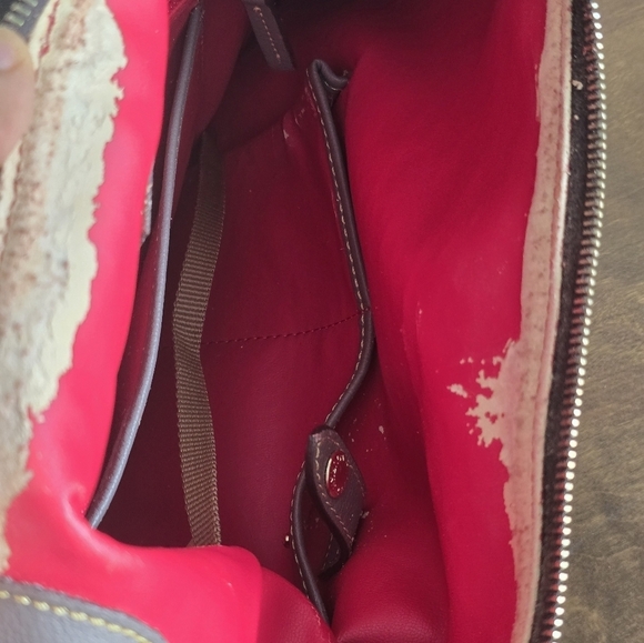 Dooney & Bourke Shoulder Handbag Women Sophie Florentine Leather Hobo Tassel - Picture 13 of 16